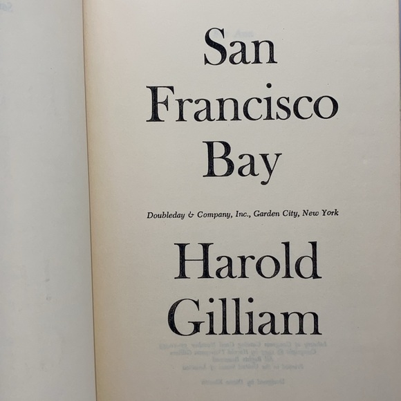 San Francisco Bay by Harold Gilliam 1957 Hardcover with Dust Jacket Vintage - Picture 7 of 14